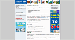 Desktop Screenshot of model3d.biz