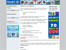 Tablet Screenshot of model3d.biz